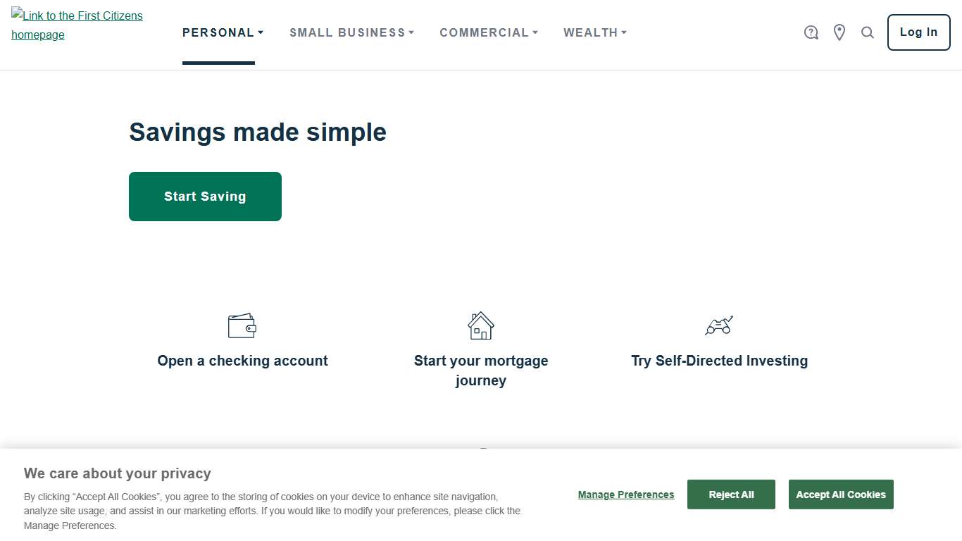 Personal Banking, Credit Cards, Loans First Citizens Bank